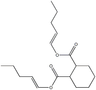 1,2-Cyclohexanedicarboxylic acid bis(1-pentenyl) ester