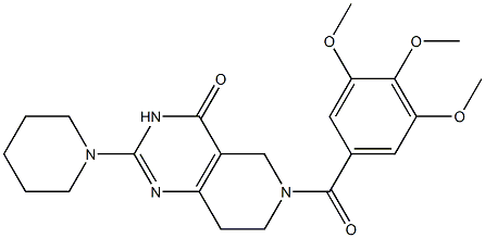  2-Piperidino-6-(3,4,5-trimethoxybenzoyl)-5,6,7,8-tetrahydropyrido[4,3-d]pyrimidin-4(3H)-one