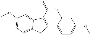 3,8-Dimethoxy-6H-benzofuro[3,2-c][1]benzopyran-6-one