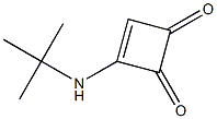 3-tert-Butylamino-3-cyclobutene-1,2-dione 结构式