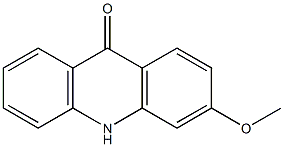 3-メトキシアクリジン-9(10H)-オン 化学構造式