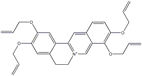 5,6-Dihydro-2,3,9,10-tetrakis(allyloxy)dibenzo[a,g]quinolizinium