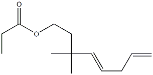 Propionic acid 3,3-dimethyl-4,7-octadienyl ester