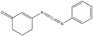 3-[[(Phenylimino)methylene]amino]cyclohexa-2-en-1-one Structure