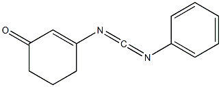 3-[[(Phenylimino)methylene]amino]cyclohexa-2-en-1-one 结构式