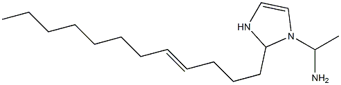 1-(1-アミノエチル)-2-(4-ドデセニル)-4-イミダゾリン 化学構造式