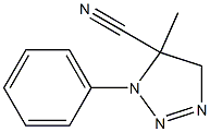  4,5-Dihydro-4-methyl-3-phenyl-3H-1,2,3-triazole-4-carbonitrile