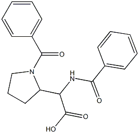  2-(1-Benzoylpyrrolidin-2-yl)-2-(benzoylamino)acetic acid