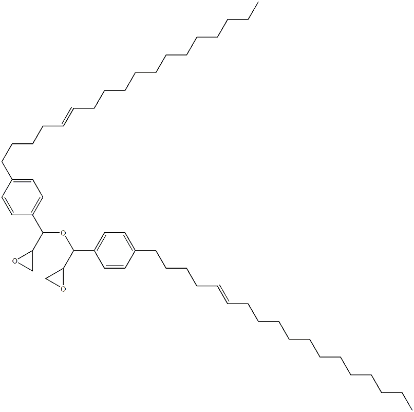 4-(5-Octadecenyl)phenylglycidyl ether Structure