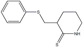 3-Phenylthiomethylpiperidine-2-thione Structure