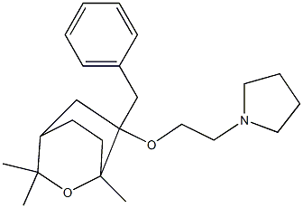 1,3,3-Trimethyl-6-benzyl-6-[2-(pyrrolidin-1-yl)ethoxy]-2-oxabicyclo[2.2.2]octane|