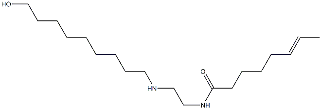 N-[2-[(9-Hydroxynonyl)amino]ethyl]-6-octenamide Struktur