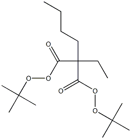 Heptane-3,3-di(peroxycarboxylic acid)di-tert-butyl ester,,结构式