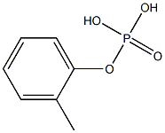 Phosphoric acid methylphenyl ester Struktur