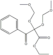 2,2-Di(methoxymethoxy)-3-phenyl-3-oxopropanoic acid ethyl ester