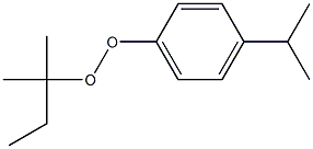 4-イソプロピルフェニルtert-ペンチルペルオキシド 化学構造式