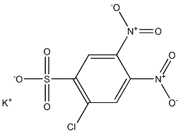 6-Chloro-3,4-dinitrobenzenesulfonic acid potassium salt 结构式