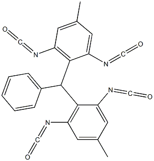 Bis(diisocyanatotolyl)phenylmethane Structure