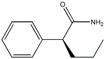 [S,(+)]-2-Phenylvaleramide Structure