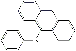 9-(Phenyltelluro)anthracene Structure