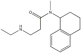 3-(Ethylamino)-N-methyl-N-(1,2,3,4-tetrahydronaphthalen-1-yl)propionamide Structure