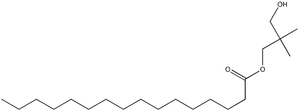 Palmitic acid 3-hydroxy-2,2-dimethylpropyl ester Structure