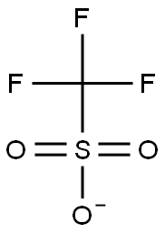 Trifluoromethylsulfonate,,结构式
