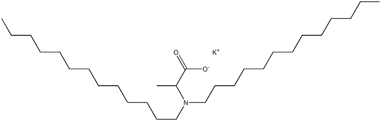  2-(Ditridecylamino)propanoic acid potassium salt