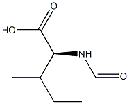 (2S)-2-(Formylamino)-3-methylpentanoic acid Struktur