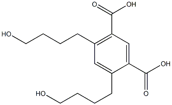 4,6-Bis(4-hydroxybutyl)isophthalic acid,,结构式