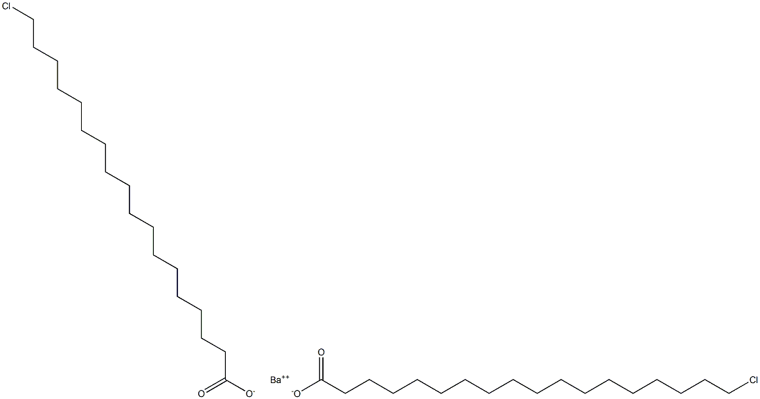 Chlorostearic acid barium salt Struktur