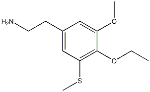 4-Ethoxy-5-(methylthio)-3-methoxybenzeneethanamine Structure