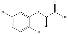 [R,(+)]-2-(2,5-Dichlorophenoxy)propionic acid,,结构式