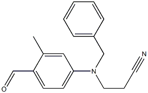 2-Methyl-4-[N-benzyl-N-(2-cyanoethyl)amino]benzaldehyde|