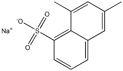 6,8-Dimethyl-1-naphthalenesulfonic acid sodium salt,,结构式