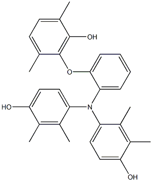 N,N-Bis(4-hydroxy-2,3-dimethylphenyl)-2-(6-hydroxy-2,5-dimethylphenoxy)benzenamine