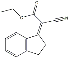 Cyano(2,3-dihydro-1H-indene-1-ylidene)acetic acid ethyl ester|