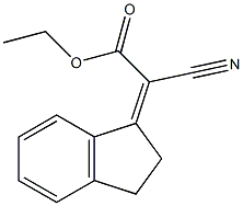 Cyano(2,3-dihydro-1H-indene-1-ylidene)acetic acid ethyl ester