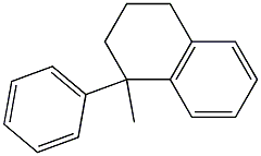 1,2,3,4-Tetrahydro-1-phenyl-1-methylnaphthalene Structure