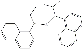 1-ナフチル(2-メチルプロピル)スルフィド 化学構造式