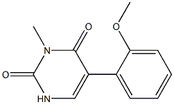 3-Methyl-5-(2-methoxyphenyl)uracil