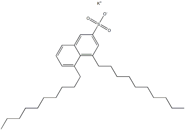  4,5-Didecyl-2-naphthalenesulfonic acid potassium salt