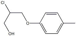 2-Chloro-3-(p-methylphenoxy)-1-propanol Structure