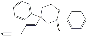 2,4-Diphenyl-2-thiomorpholino-3-butenenitrile