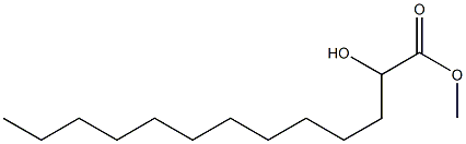 2-Hydroxytridecanoic acid methyl ester Struktur