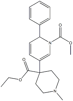  1-Methyl-4-[(1,6-dihydro-1-methoxycarbonyl-6-phenylpyridin)-3-yl]piperidine-4-carboxylic acid ethyl ester