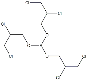 Phosphorous acid tris(2,3-dichloropropyl) ester,,结构式