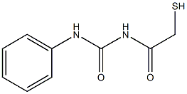 1-Phenyl-3-(mercaptoacetyl)urea Structure