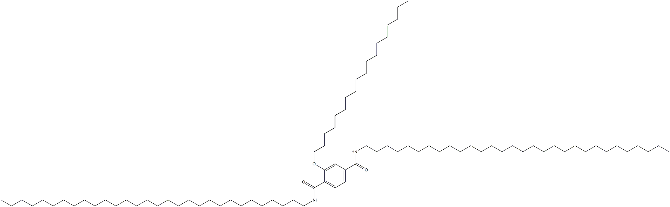 2-(Octadecyloxy)-N,N'-ditriacontylterephthalamide Structure