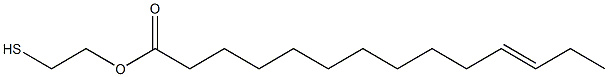 11-Tetradecenoic acid 2-mercaptoethyl ester Struktur